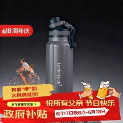 LOCK&LOCK 探索系列 保温杯 800ml 黑色