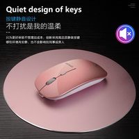 ICE FOX/冰狐 静音设计可充电无线鼠标 黑色 2.4G+蓝牙双模