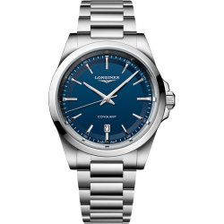 LONGINES 康卡斯系列 男士石英手表 L3.860.4.92.6 41mm
