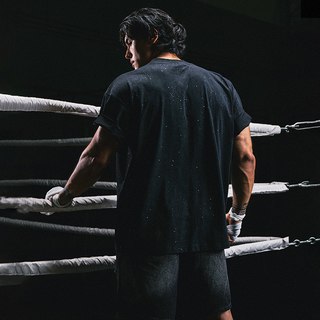 Muscle Dog/肌肉狗 银河暗码 美式宽松运动T恤 男款