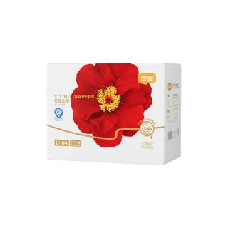 宜婴 红山茶裤拉拉裤 L码 62片+2片 超薄速吸干爽植萃精华