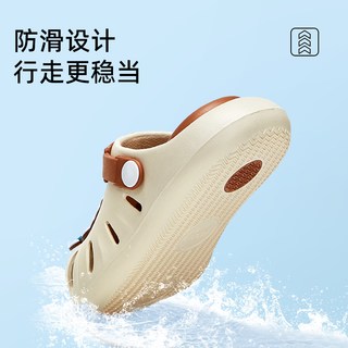 TARANISKIDS 女童包头防踢洞洞鞋 防滑软底 儿童凉鞋