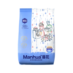 漫花 顽渍净香氛洗衣粉850g*1袋冷水速溶 &高效去污3倍洁净力持久留香