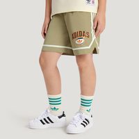 adidas 阿迪达斯 篮球小队系列宽松撞色运动短裤 儿童
