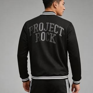 UNDER ARMOUR/安德玛 Project Rock强森网眼美式棒球外套 1377437 运动夹克