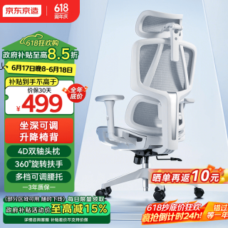 京东京造 Z5Ultra人体工学椅  坐深可调