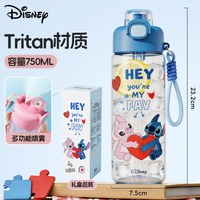 CEZE 喷雾吸管双用 史迪仔 750ml 塑料杯
