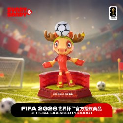 桑尼森迪 明盒2026美加墨世界杯吉祥物潮玩 单只送展示盒