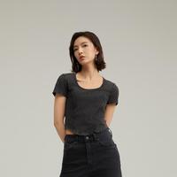 Levi's/李维斯 复古短款修身显瘦女士T恤