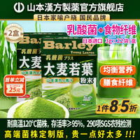 制药株式会社日本原装进口大麦若叶青汁粉末乳酸菌高膳食纤维代餐大麦苗粉 2盒