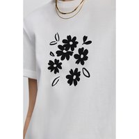 LILY/丽丽 洋甘菊印花圆领短袖T恤