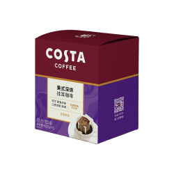 COSTA 咖世家 美式拼配挂耳黑咖啡坚果焦糖风味阿拉比卡手冲9g*10片
