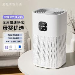 追觅 菁智生活空气净化器除甲醛除烟味负离子过滤除灰尘除雾霾粉尘家用家电消毒机 负离子净化+杀菌+除甲醛