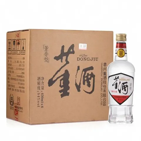 淘金币362.97元：董酒 白标 54度 董香型白酒 430ml*6瓶 整箱