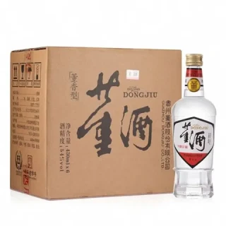 淘金币362.97元、值友专享：董酒 白标 54度 董香型白酒 430ml*6瓶 整箱