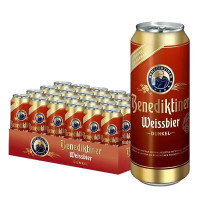百帝王 小麦黑啤酒 500ml*4罐*6组