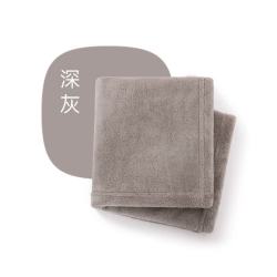 好友 抗菌加厚 不掉毛吸水速干毛巾深灰35*75cm运动