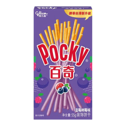 格力高 百醇百奇 涂层饼干棒 蓝莓树莓