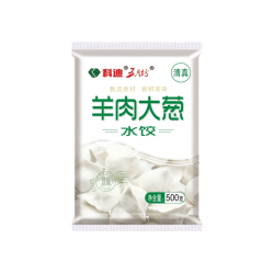 科迪 清真羊肉大葱水饺500g*2袋 速冻水饺