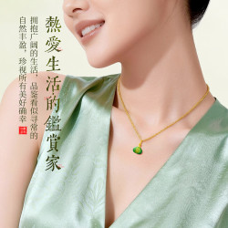 梦金园 黄金转运珠 彩南关皆过吊坠 宫藏系列1.06g