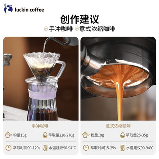 瑞幸咖啡 SOE耶加雪菲咖啡豆 中度烘焙 500g*2袋