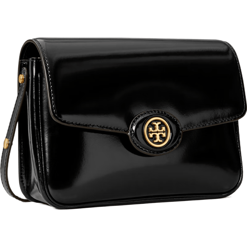 TORY BURCH/汤丽柏琦 ROBINSON 斜挎肩背包 豆腐包 143122 黑色