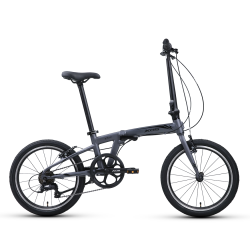 喜德盛 Z3 轻量化铝合金车架 7速变速 20寸折叠自行车 雾灰