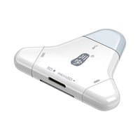 川宇 USB3.2读卡器 TF/SD双卡 苹果Type-C接口