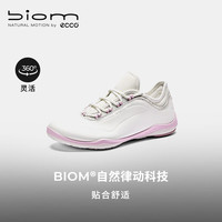ecco 轻盈耐磨 女士运动鞋 白色84013350874 38