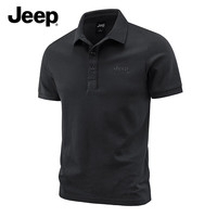 Jeep 吉普 男士短袖POLO衫 宽松商务休闲爸爸装父亲节礼物