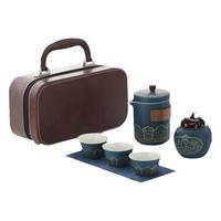 篱缘居 一壶露营陶瓷便携旅行茶具套装