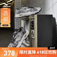 美津浓 RACER S 缓震透气网面跑步鞋 17/赛博银 41码