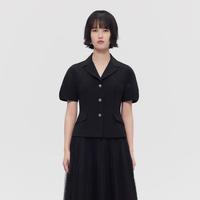 VGRASS V·GRASS 维格娜丝夏季绵羊毛混纺立体袖外套