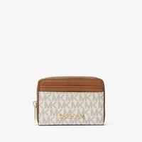 MICHAEL KORS Jet Set Travel 女士中号印花拉链卡包