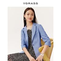 VGRASS V·GRASS VGRASS维格娜丝36MM丝毛重绉西装外套