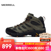 MERRELL MOAB 3 GTX 中帮透气防水防滑徒步鞋 橄榄绿 42