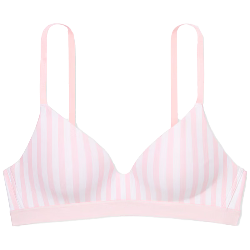 VICTORIA'S SECRET/维多利亚的秘密 维密Logo字母下围舒适无钢圈文胸 80C