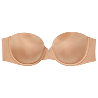 VICTORIA'S SECRET/维多利亚的秘密 光滑提升无肩带聚拢衬垫隐形抹胸文胸 65H8裸色