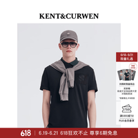 KENT&CURWEN 玫瑰系列 男女同款纯棉短袖T恤 99