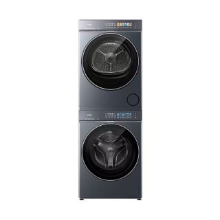 海尔 云溪5.0系列 XQG100-BLE7AD1U1+GA100-SZ7AD3U1 双擎热泵式洗烘套装 10KG 极夜灰