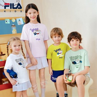 FILA/斐乐 儿童纯棉短袖T恤