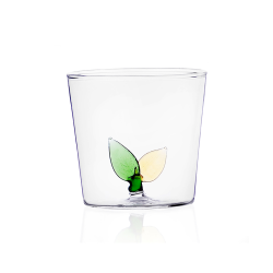 ICHENDORF 月亮 高硼硅玻璃手工水杯 350ml 叶子