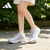 adidas 女鞋夏季轻便休闲运动鞋减震透气跑步鞋 紫/晶白/浅紫 36