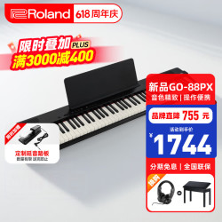 Roland 电钢琴FP18便携成人儿童88键入门考级初学时尚数码钢琴GO88PX新品 GO-88PX标配
