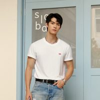 移动端：Levi's 夏季男士简约休闲时尚好搭LOGO印花短袖T恤