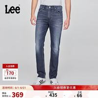 Lee 男士修身中腰直筒复古牛仔裤 32