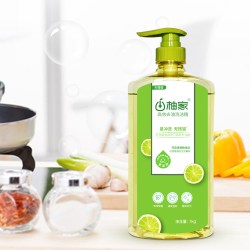 柚家 Youjia 柚家 柠檬香洗洁精 家用食品级大桶 2瓶装 2斤