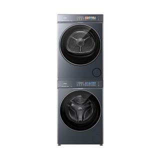 海尔 云溪5.0系列 XQG100-BLE7AD1U1+GA100-SZ7AD3U1 双擎热泵式洗烘套装 10KG 极夜灰