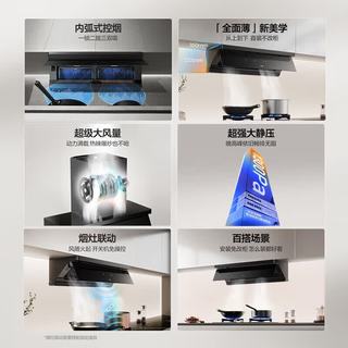 老板 L5pro青春版 28m³/min大吸力 顶侧双吸 单烟机