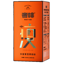 奢啡 加速燃体重管理高端冻干黑咖啡 12%绿原酸 无糖 100杯